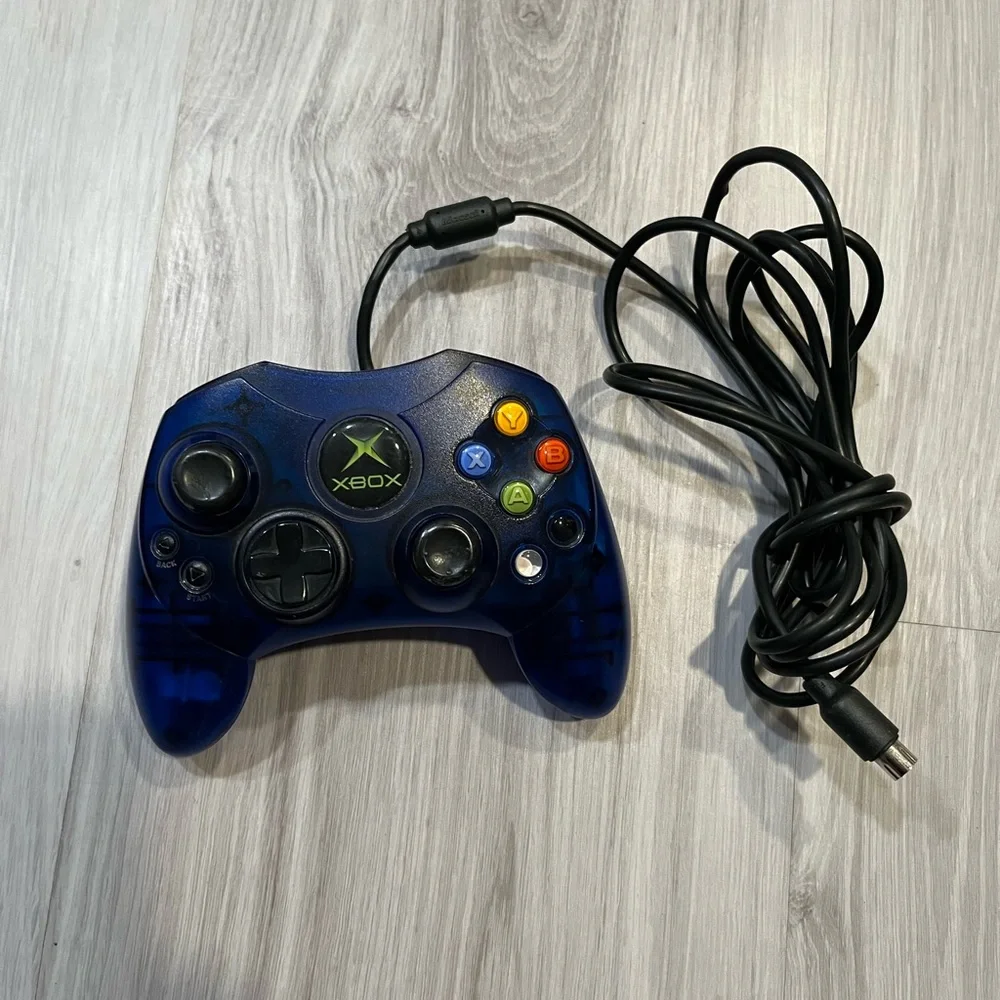 X‎ Box Blue Wired Controller